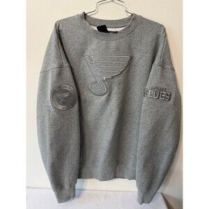 PRO STANDARD NHL ST LOUIS BLUES PREMIUM CREWNECK PULLOVER LARGE